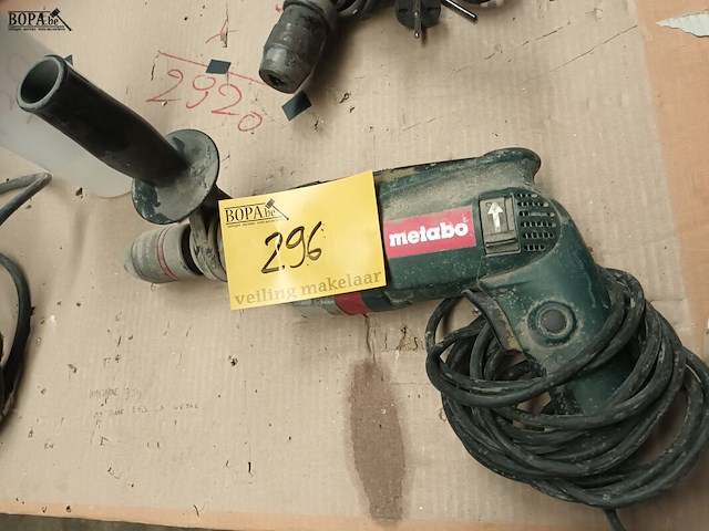Lot 296 - klopboormachine metabo - afbeelding 1 van  2