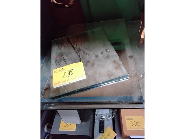 Lot 298 - decoratieve spiegels: 3 st 48*48, 12 st 30*45, 2 st 25*30 - afbeelding 2 van  2