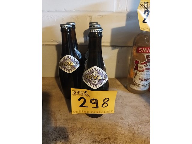 Lot 298 - orval flesjes. 5 stuks - afbeelding 1 van  3