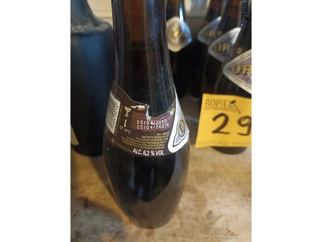 Lot 298 - orval flesjes. 5 stuks - afbeelding 3 van  3