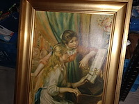 Lot 298 - spiegel en kaders. 5 stuks - afbeelding 5 van  5