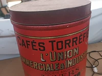 Lot 299 - grote blikken doos van koffie - afbeelding 2 van  3