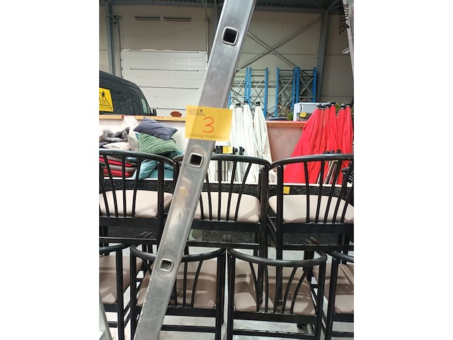 Lot 3 - aluminium ladder - afbeelding 3 van  3