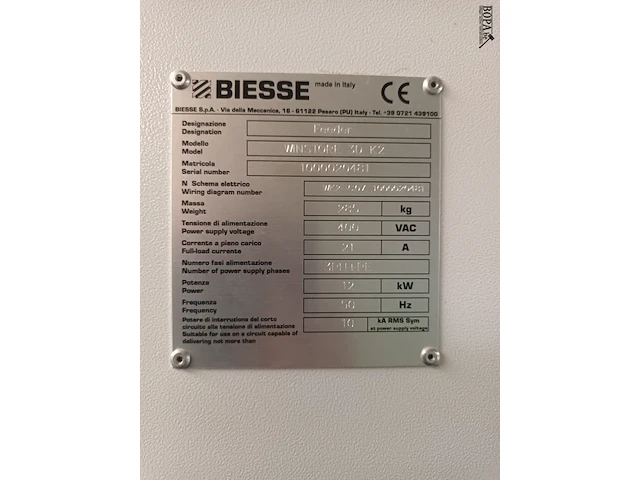 Lot 3 - biesse windstore 3d k2 paneelrobot - afbeelding 3 van  14