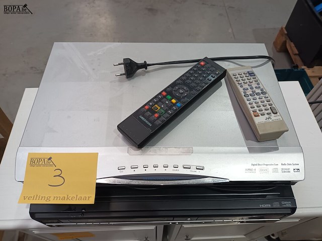 Lot 3 - dvd speler en videorecorder - afbeelding 4 van  4