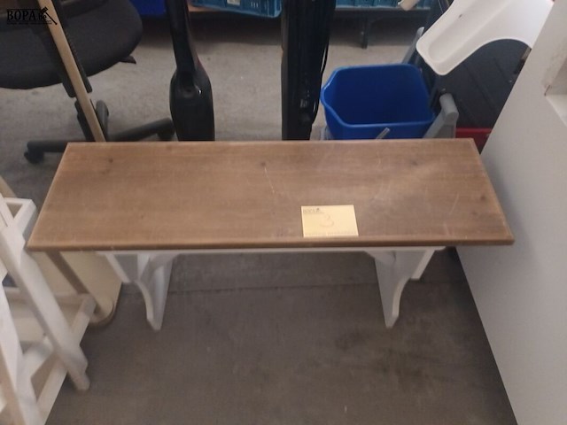 Lot 3 - houten zitbankje - afbeelding 1 van  2