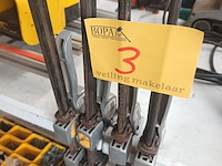 Lot 3 - lijmklemmen. 4 stuks