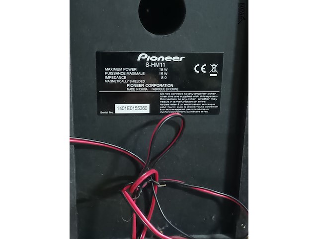 Lot 3 - muziekboxen pioneer. 2 stuks - afbeelding 3 van  3