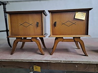 Lot 3 - nachtkastjes jaren '70 - 2 stuks - afbeelding 1 van  1