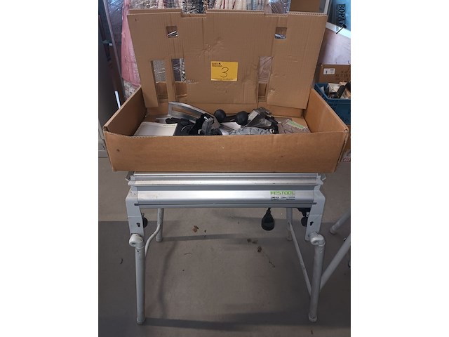 Lot 3 - onderdelen voor festool invalzaagmachine en onderstel - afbeelding 1 van  5