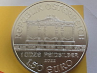 Lot 3 - oostenrijk wiener philharmoniker 2022 – 2 x 1,50 euro - afbeelding 3 van  3