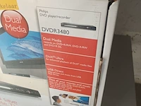 Lot 3 - philips dvd speler/recorder - afbeelding 2 van  3