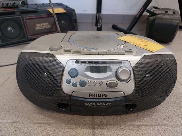 Lot 3 - radio philips az 1220 - afbeelding 1 van  2