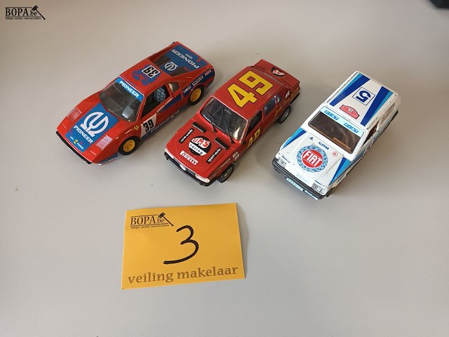 Lot 3 - rally auto’s op schaal. 3 stuks - afbeelding 1 van  11