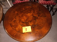 Lot 3 - ronde houten salontafel - afbeelding 3 van  3
