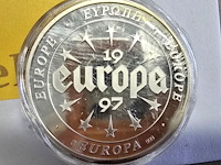 Lot 3 - set zilveren herdenkingsmunten europa 1997 - afbeelding 2 van  8