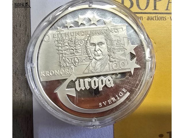Lot 3 - set zilveren herdenkingsmunten europa 1997 - afbeelding 3 van  8