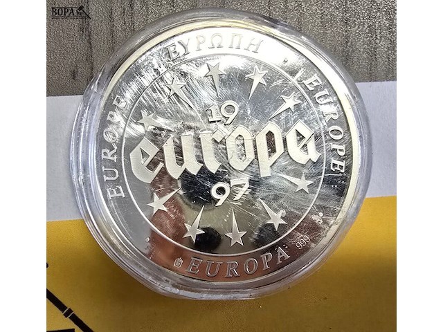 Lot 3 - set zilveren herdenkingsmunten europa 1997 - afbeelding 6 van  8