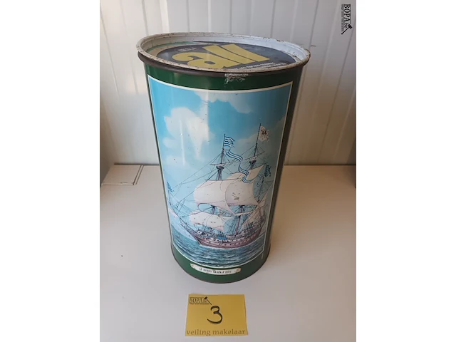 Lot 3 - vintage blikken ton zeilschip - afbeelding 3 van  4