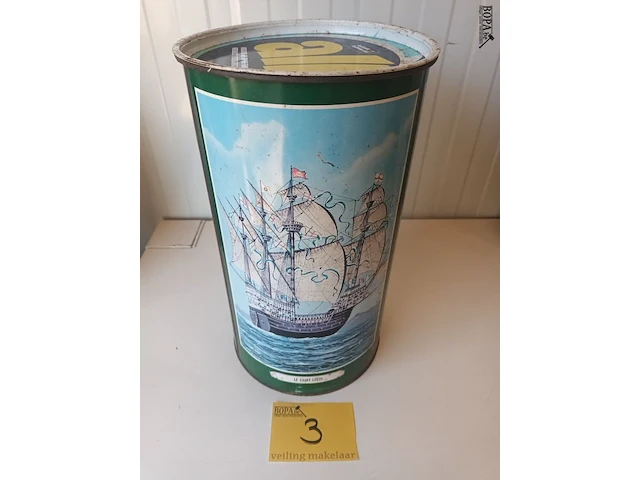 Lot 3 - vintage blikken ton zeilschip - afbeelding 4 van  4