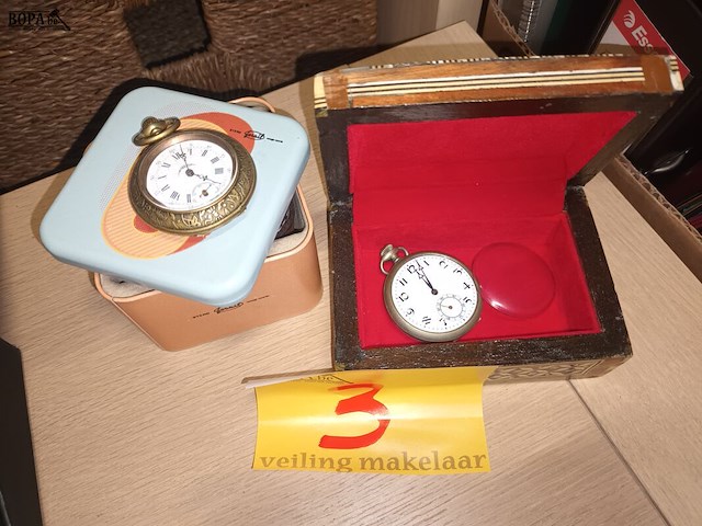 Lot 3 - zakhorloges. 2 stuks - afbeelding 1 van  5