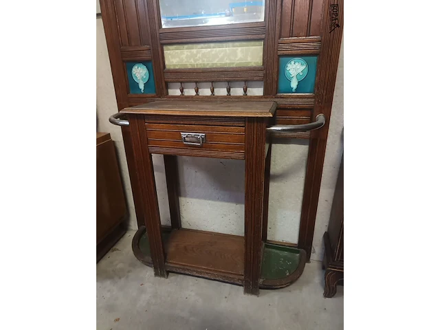 Lot 30 - art nouveau kapstok - afbeelding 4 van  5