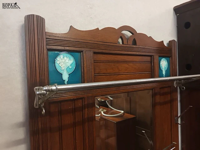 Lot 30 - art nouveau kapstok - afbeelding 5 van  5