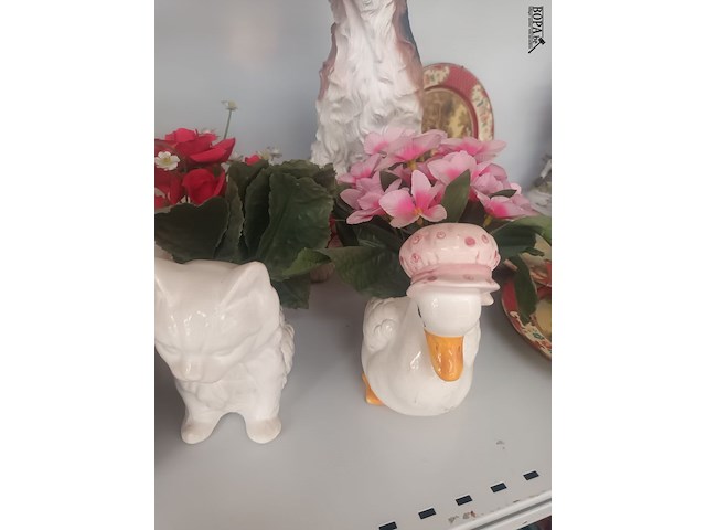 Lot 30 - decoratie met dieren. 5 stuks - afbeelding 3 van  4