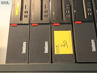 Lot 30 - desktop lenovo thinkcentre. 5 stuks - afbeelding 3 van  3