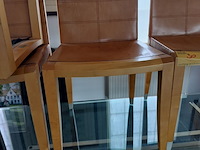 Lot 30 - giorgetti stoelen - 6 stuks - afbeelding 1 van  4
