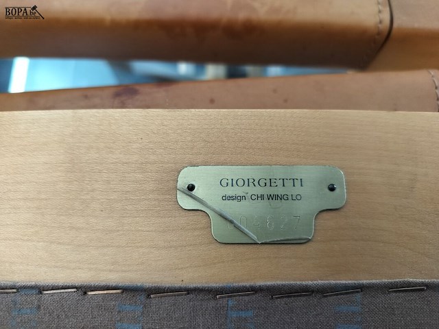 Lot 30 - giorgetti stoelen - 6 stuks - afbeelding 3 van  4
