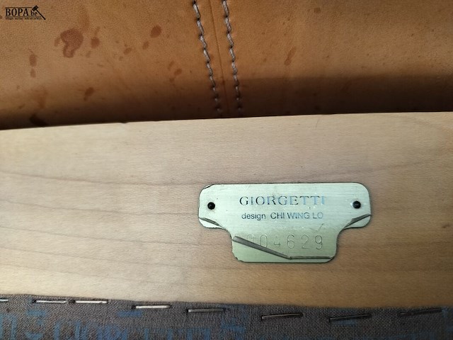 Lot 30 - giorgetti stoelen - 6 stuks - afbeelding 4 van  4