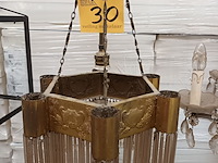 Lot 30 - luster in koper met glas