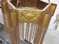 Lot 30 - luster in koper met glas - afbeelding 3 van  4