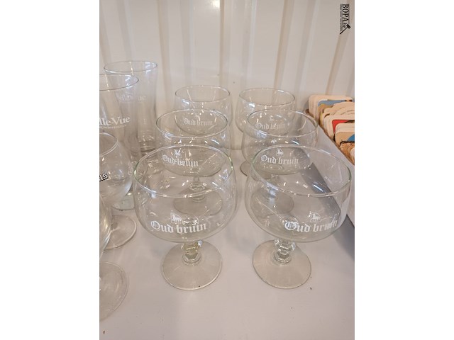 Lot 30 - oude bierglazen. 25 stuks - afbeelding 5 van  5