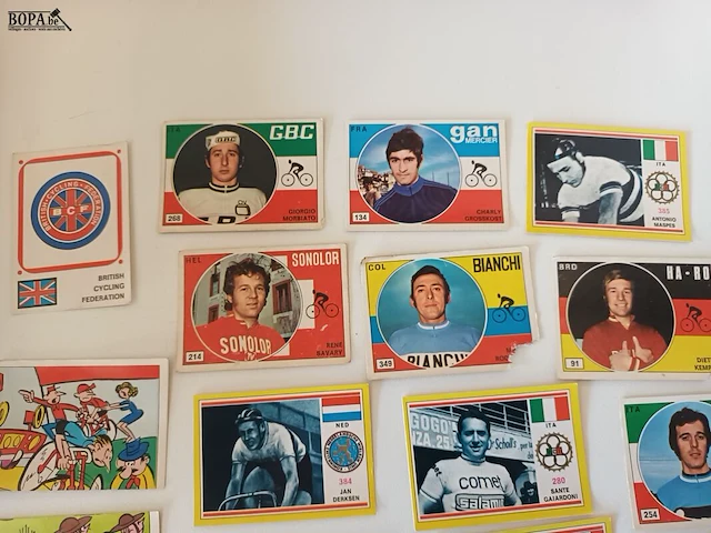 Lot 30 - panini stickers sprint 73. 24 stuks - afbeelding 2 van  5