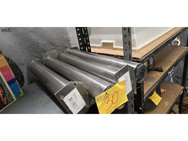 Lot 30 - salontafel poten in rvs 4 stuks - afbeelding 1 van  1