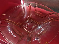 Lot 30 - schalen in glas en kristal, 5 stuks - afbeelding 4 van  5