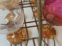 Lot 30 - vintage glaasjes in rekje - afbeelding 4 van  4