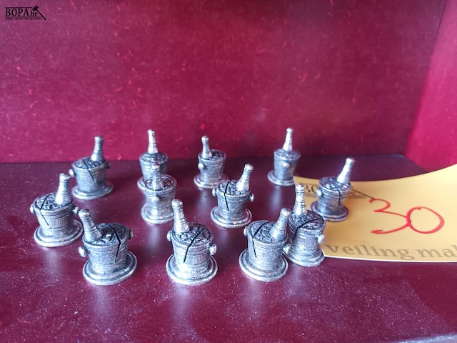 Lot 30 - vintage naamkaarthouders. 12 stuks - afbeelding 1 van  4