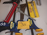 Lot 30 - werkgereedschap. 9 stuks - afbeelding 1 van  4