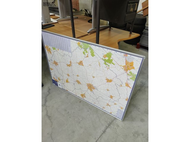 Lot 30 - zonekaart politie tielt en prikbord - afbeelding 3 van  4