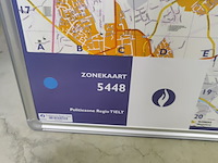 Lot 30 - zonekaart politie tielt en prikbord - afbeelding 4 van  4