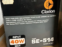 Lot 300 - autoluidsprekers clarion - 2 sets - afbeelding 2 van  3