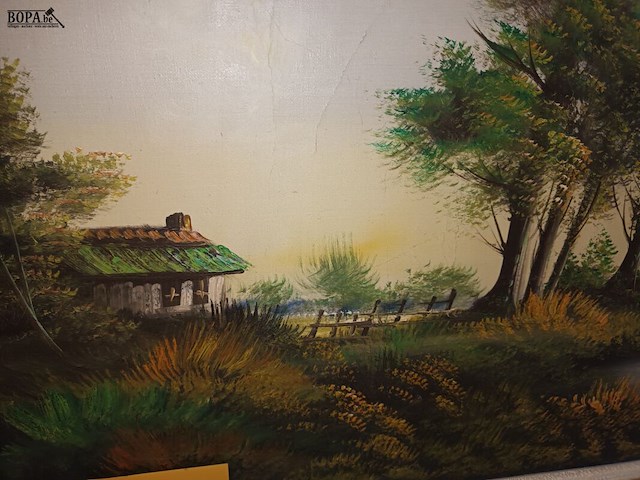 Lot 300 - schilderij in kader - afbeelding 2 van  3