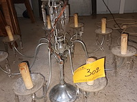 Lot 302 - luchter 8 armen - afbeelding 1 van  3