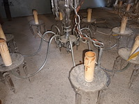 Lot 302 - luchter 8 armen - afbeelding 2 van  3