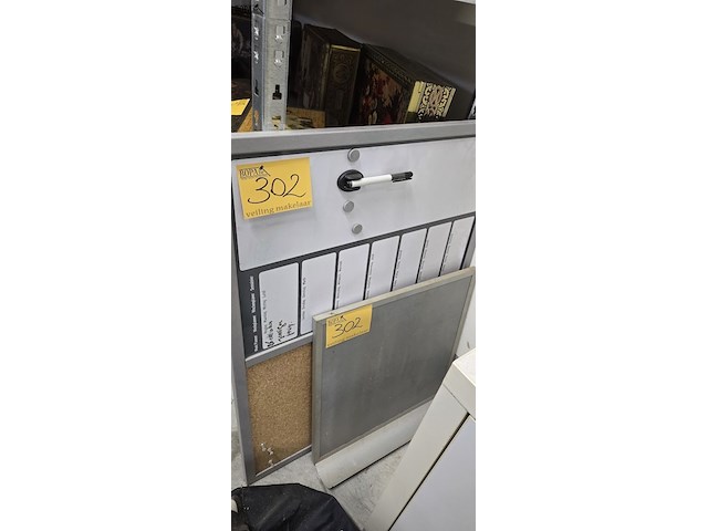 Lot 302 - magneet planner borden, 2 stuks - afbeelding 1 van  3