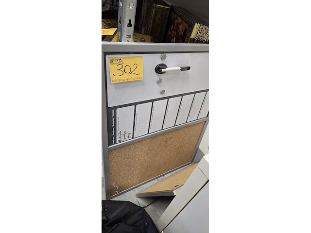 Lot 302 - magneet planner borden, 2 stuks - afbeelding 2 van  3