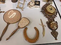 Lot 304 - decoratie in koper. 55 stuks - afbeelding 4 van  9